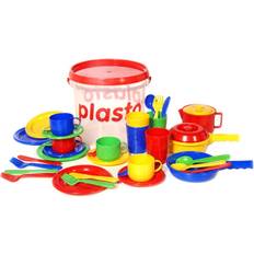 Plasto Rollespill & rollelek Plasto Kitchen Toys in Bucket