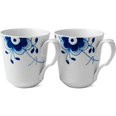 Royal Copenhagen Cups & Mugs Royal Copenhagen Blue Fluted Mega Mug 12.5fl oz 2pcs