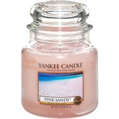Glas Einrichtungsdetails Yankee Candle Pink Sands Medium Duftkerzen 411g