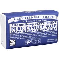 Normal hud Kroppssåper Dr. Bronners Pure Castile Bar Soap Peppermint