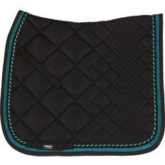 Catago Diamond Saddle Pad - Black/Turquoise