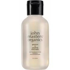 Reiseverpackungen Duschgele John Masters Organics Geranium & Grapefruit Body Wash 60ml