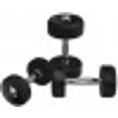 40 vekt kg Treningsutstyr Master Fitness Rubberized Premium Dumbbell 40kg