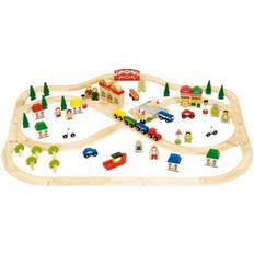 Bigjigs Town & Country Train Set