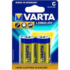 Varta C (LR14) Batterier & Ladere Varta Longlife C 2-pack