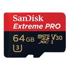 Sandisk extreme pro 64gb SanDisk Extreme Pro V30 MicroSDXC UHS-I U3 64GB