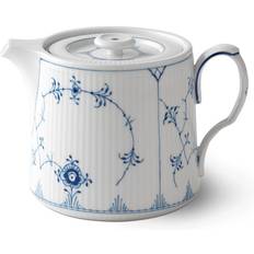 Royal Copenhagen Blue Fluted Plain Teapot 0.198gal