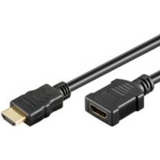 Gold HDMI - HDMI High Speed with Ethernet M-F 2m