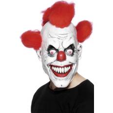 Masker Smiffys Scary Clown Mask with Hair