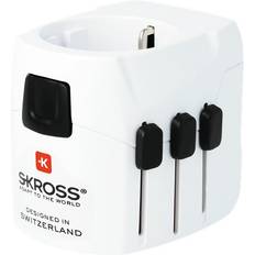 Svarte Reiseadaptere Skross PRO Light USB