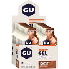 Carbohydrates Gu Energy Gels with Caffeine Choclate Outrage 32g x 24 24 pcs