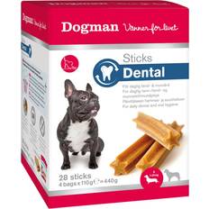 Dogman Hunde - Hundefutter Haustiere Dogman Sticks Dental Box 28pack