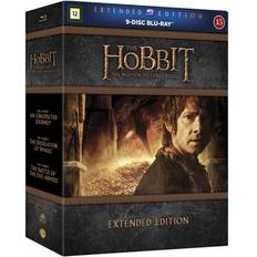 Øvrig Filmer Hobbit Trilogy: Extended edition (9Blu-ray) (Blu-Ray 2014)