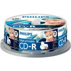 Philips CD-R 700MB 52x Spindle 25-Pack Inkjet