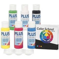 Maleritilbehør Plus Acrylic paint Set Primary Color 6-pack