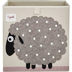 Beige Aufbewahrungskästen 3 Sprouts Sheep Storage Box