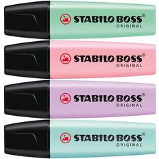 Stabilo Tusjer Stabilo Boss Original Pastel Colored Marker 4-pack