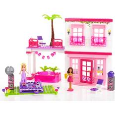 Barbie Blocks Mega Bloks Barbie Build 'N Style Beach House