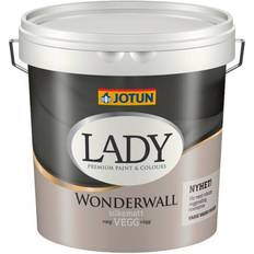 Interiørmaling Jotun Lady Wonderwall Veggmaling Hvit 2.7L