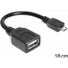 USB A-USB Micro-B 2.0 M-F 0.2m