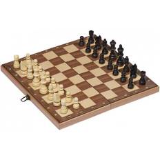 Goki Board Games Goki Chess Set in a Wooden Hinged Case