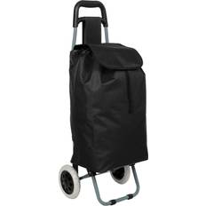 Polyester Handlevogner tectake Shopping Cart - Black