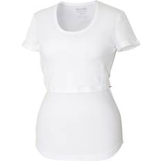 XXL Gravid- & ammeklær Boob Classic Short-Sleeved Top White