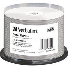 Verbatim CD-R No ID Branded 700MB 52x Spindle 50-Pack
