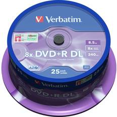 Verbatim DVD+R 8.5GB 8x Spindle 25-Pack
