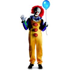 Clown Costumes Rubies Deluxe Pennywise Horror Clown Adult Costume