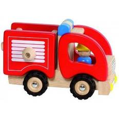 Holzspielzeug Lastwagen Goki Fire Brigade