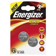Knappcellsbatterier Batterier & Ladere Energizer CR2430 2-pack