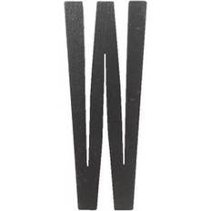 Design Letters Black Wooden Letters W