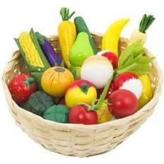 Spielzeuglebensmittel Goki Fruit & Vegetables in Basket