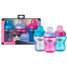 Tommee tippee bottles Baby Care Tommee Tippee Closer to Nature Colour My World Bottles 260ml 3-pack