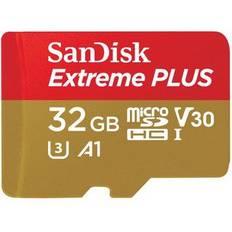 Sandisk extreme microsdhc 32gb SanDisk Extreme Plus microSDHC UHS-I U3 V30 A1 95/90MB/s 32GB +Adapter