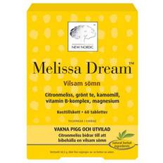 New Nordic Vitaminer & Kosttilskudd New Nordic Melissa Dream 60 st