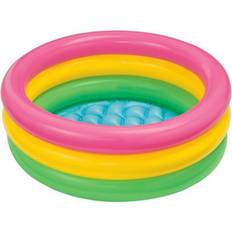 Plastikspielzeug Planschbecken Intex Baby Pool 3 Ring Sunset Glow