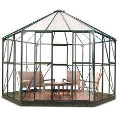 Orangerien Halls Greenhouses Atrium 9m² Aluminium Glas