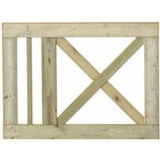 Holz Tore Plus Slot Single Door Gate 100x75cm
