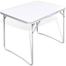 Campingbord på salg vidaXL Camping Table With Metal Frame Foldable 80x60cm