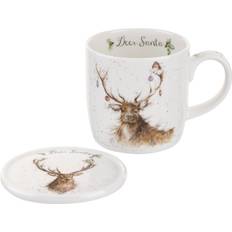 Royal Worcester Cups & Mugs Royal Worcester Wrendale Deer Santa Mug 31cl