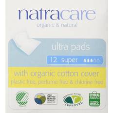 Med vinger Bind Natracare Organic Ultra Super Pads with Wings 12-pack