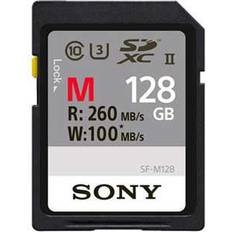 Sony 128 GB Minnekort & minnepenner Sony SF-M SDXC UHS-II U3 260/100MB/s 128GB