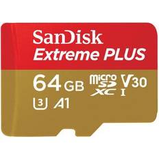 SanDisk Extreme Plus MicroSDXC V30 A1 UHS-I U3 64GB