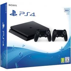 Sony PlayStation 4 Spielkonsolen Sony PlayStation 4 Slim 500GB - 2x DualShock 4 V2