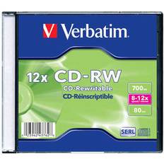 Verbatim CD-RW 700MB 12x Slimcase 1-Pack