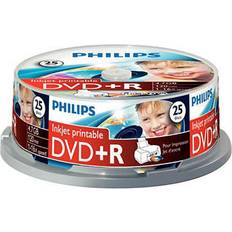 Philips DVD+R 4.7GB 16x Spindle 25-Pack