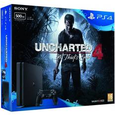 Ps4 console Game Consoles Sony PlayStation 4 Slim 500GB - Uncharted 4