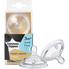 Tommee Tippee Closer to Nature Medium Flow Teats 3m+ 2-pack